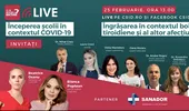 CSID. RO Live: întoarcerea la școală în pandemie și îngrășarea pe fondul bolilor endocrine